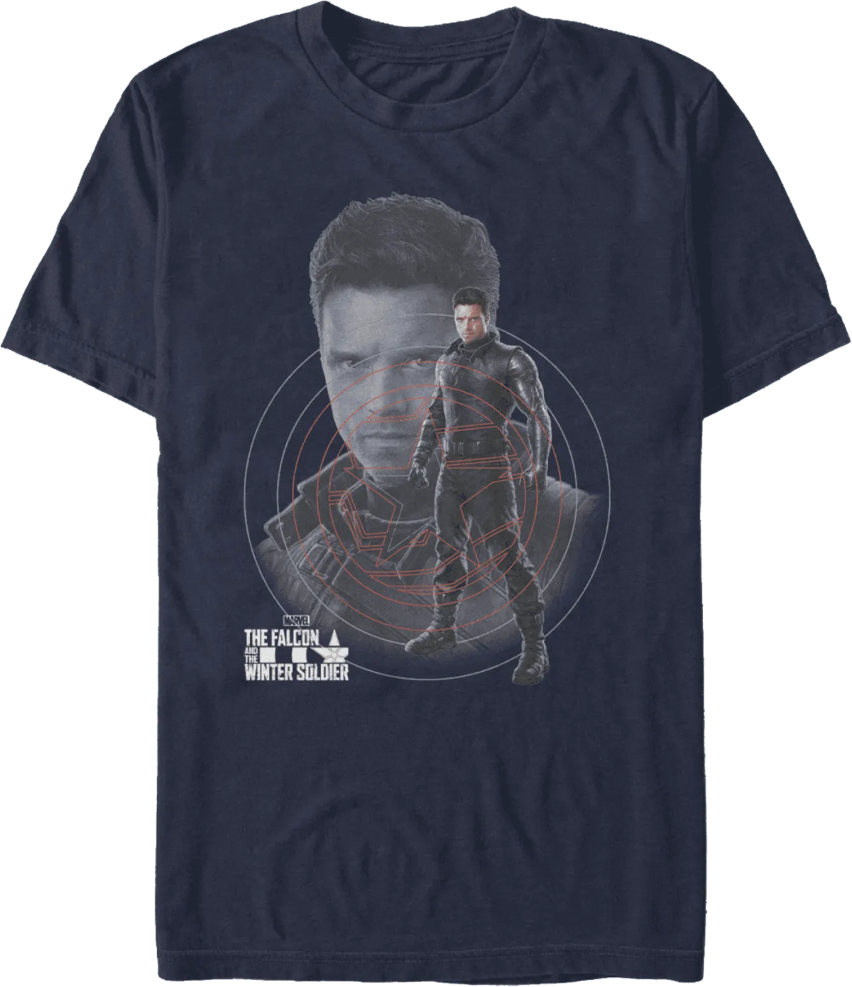 <a href=https://www.hottopic.com/product/marvel-the-falcon-and-the-winter-soldier-winter-hero-girls-t-shirt/15222170.html>Winter Soldier Hero T-Shirt</a> / Hot Topic