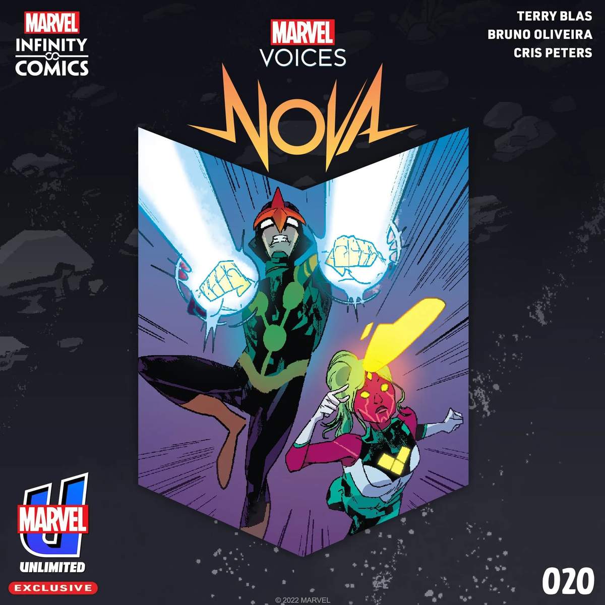 From writer Terry Blas, artist Bruno Oliveira, and colorist Cris Peters.