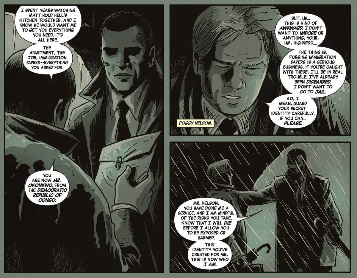 BLACK PANTHER: THE MAN WITHOUT FEAR (2010) #513 by David Liss and Francesco Francavilla