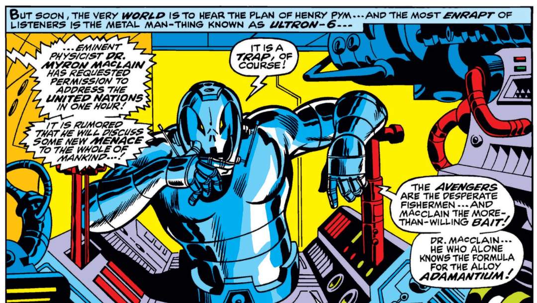 Ultron's Adamantium body