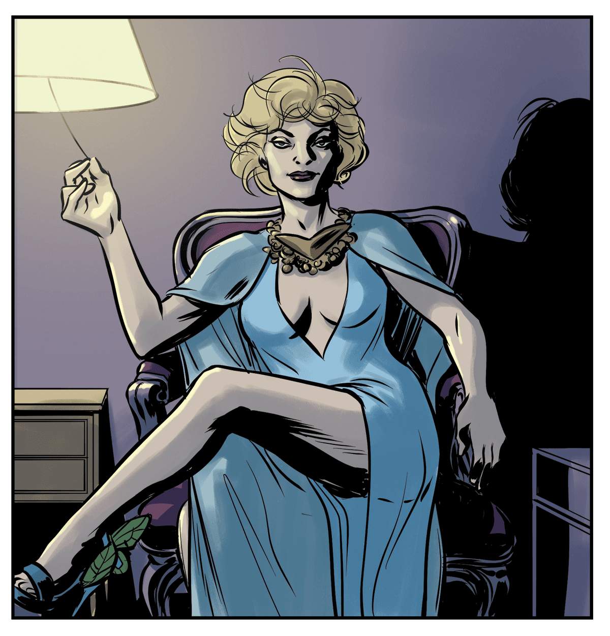 Mr. & Mrs. X #6 art by David Lopez with colors by Nayoung Kim