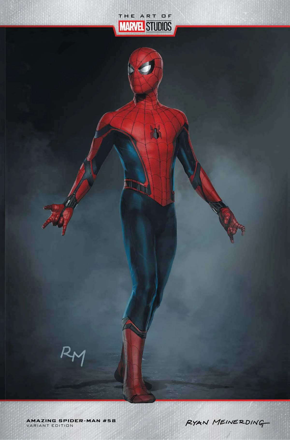 AMAZING SPIDER-MAN #58 Wraparound Marvel Studios Variant Cover by RYAN MEINERDING