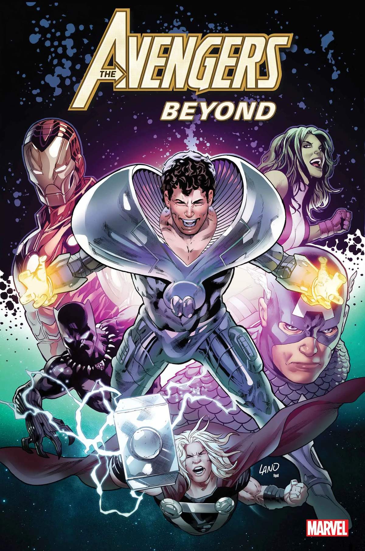 AVENGERS BEYOND #1 cover by Greg Land