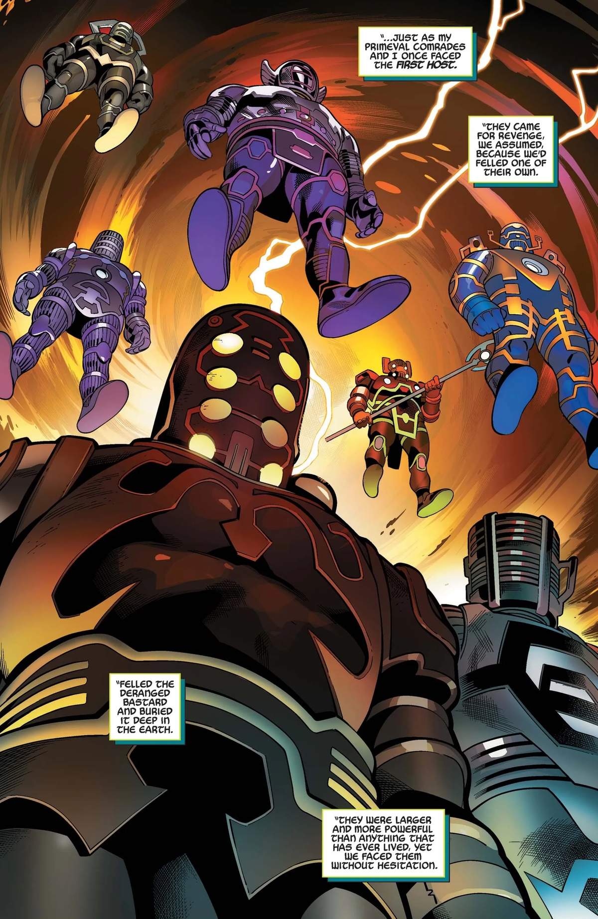 The Mighty Odin recalls the First Host in AVENGERS (2018) #4