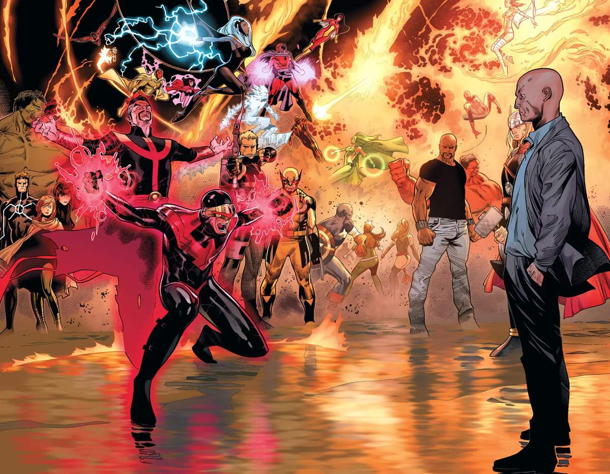 AVENGERS VS X-MEN (2012) #11 art by Olivier Coipel, Mark Morales, and Laura Martin