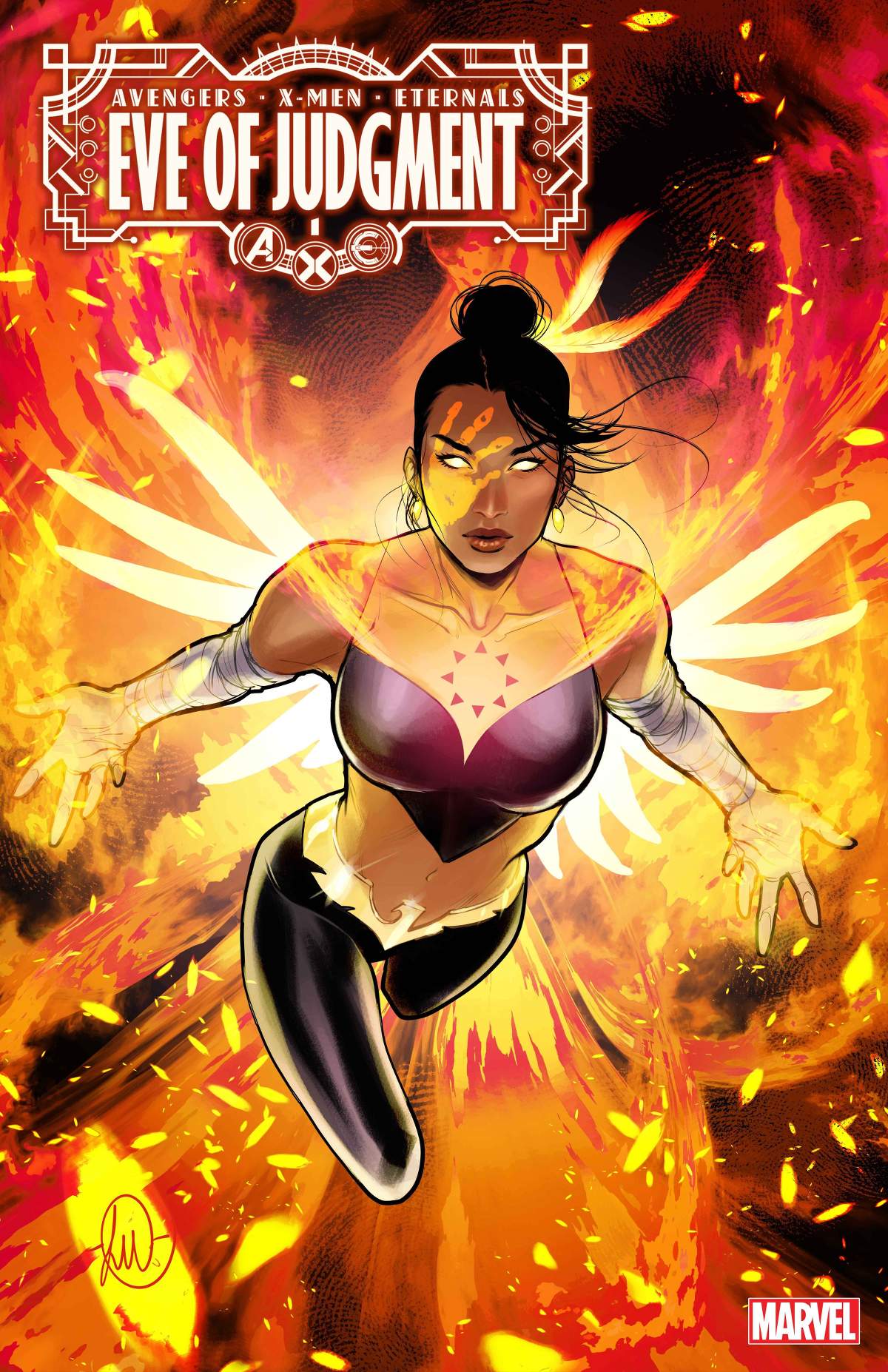 A.X.E.: EVE OF JUDGMENT #1 WOMEN OF A.X.E. VARIANT COVER by LUCAS WERNECK