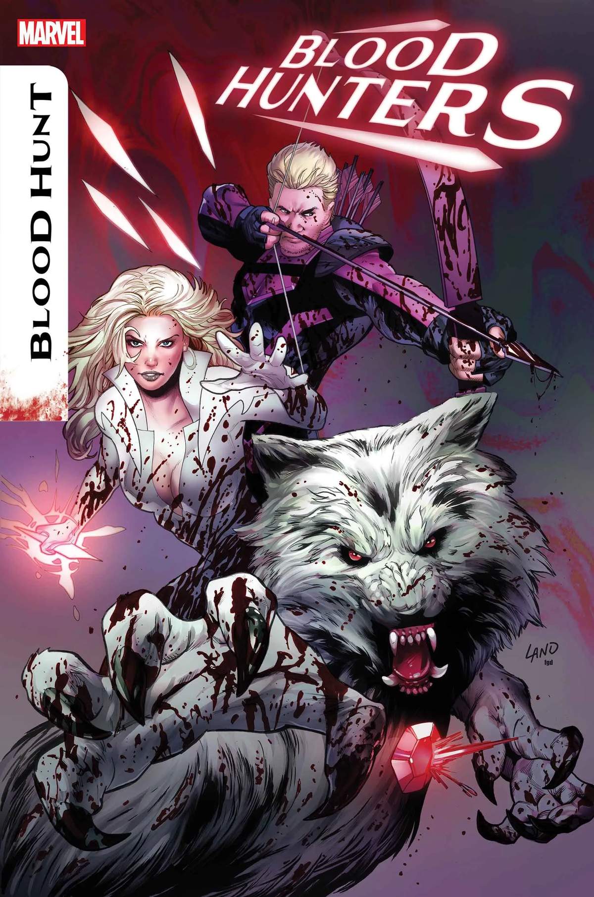 BLOOD HUNTERS #1 card by Greg Land