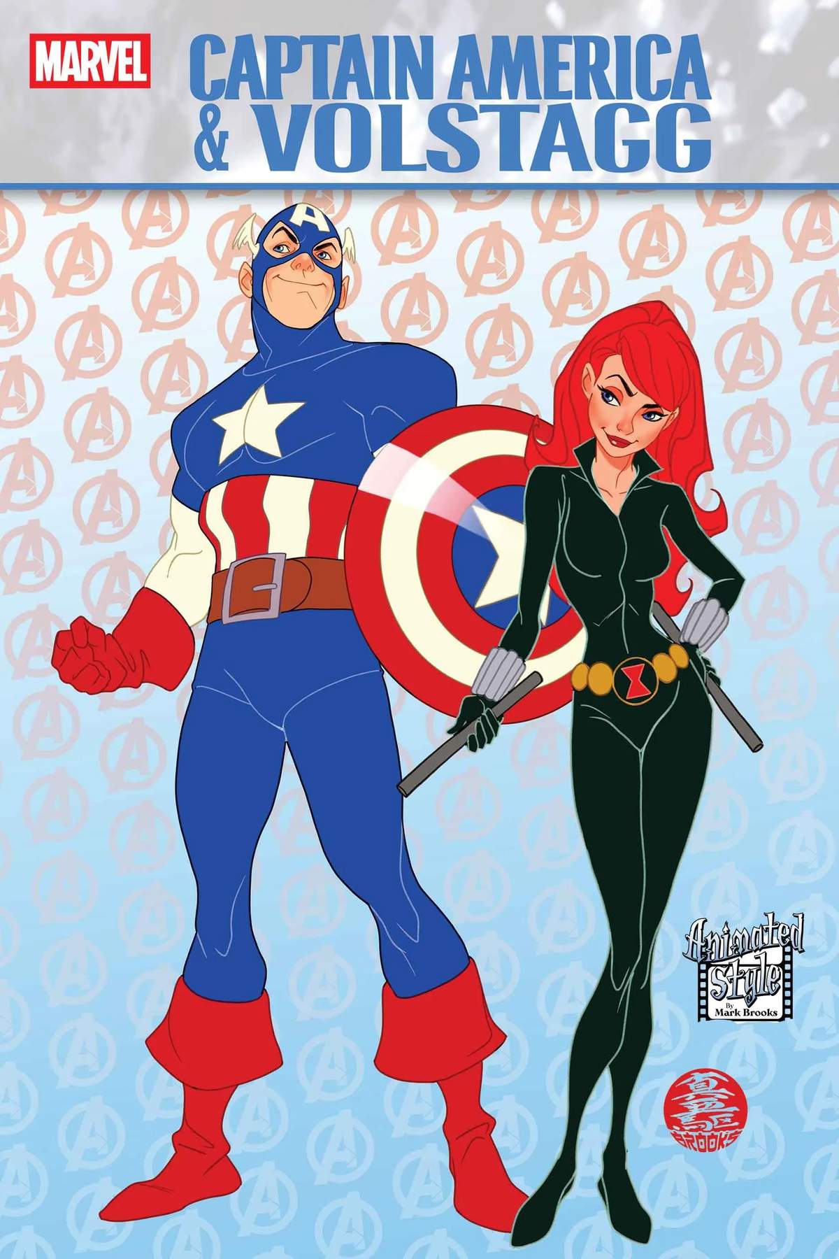 CAPTAIN AMERICA & VOLSTAGG #1 Animated-Style Variant Cover by Mark Brooks