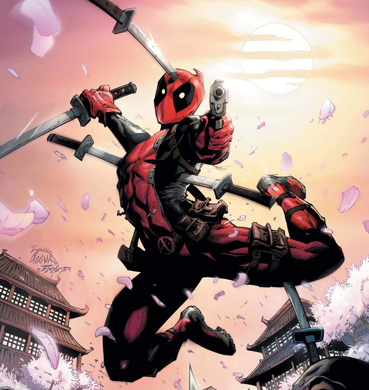 DEADPOOL (2024) #1 variant cover by Ryan Stegman