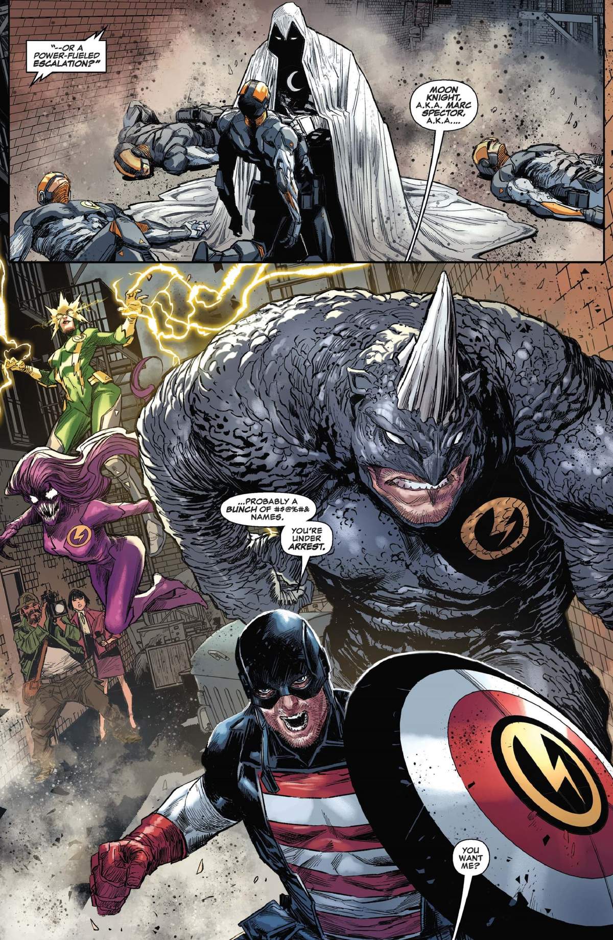 Fisk’s Thunderbolts deployed in DEVIL'S REIGN (2021) #1.