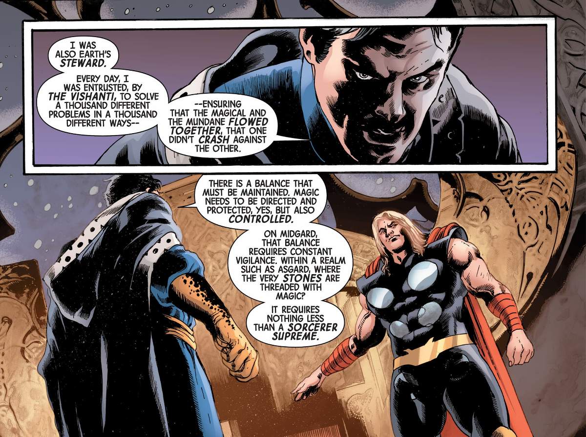 DOCTOR STRANGE OF ASGARD (2025) #1 artwork by Carlos Magno and Espen Grundetjern