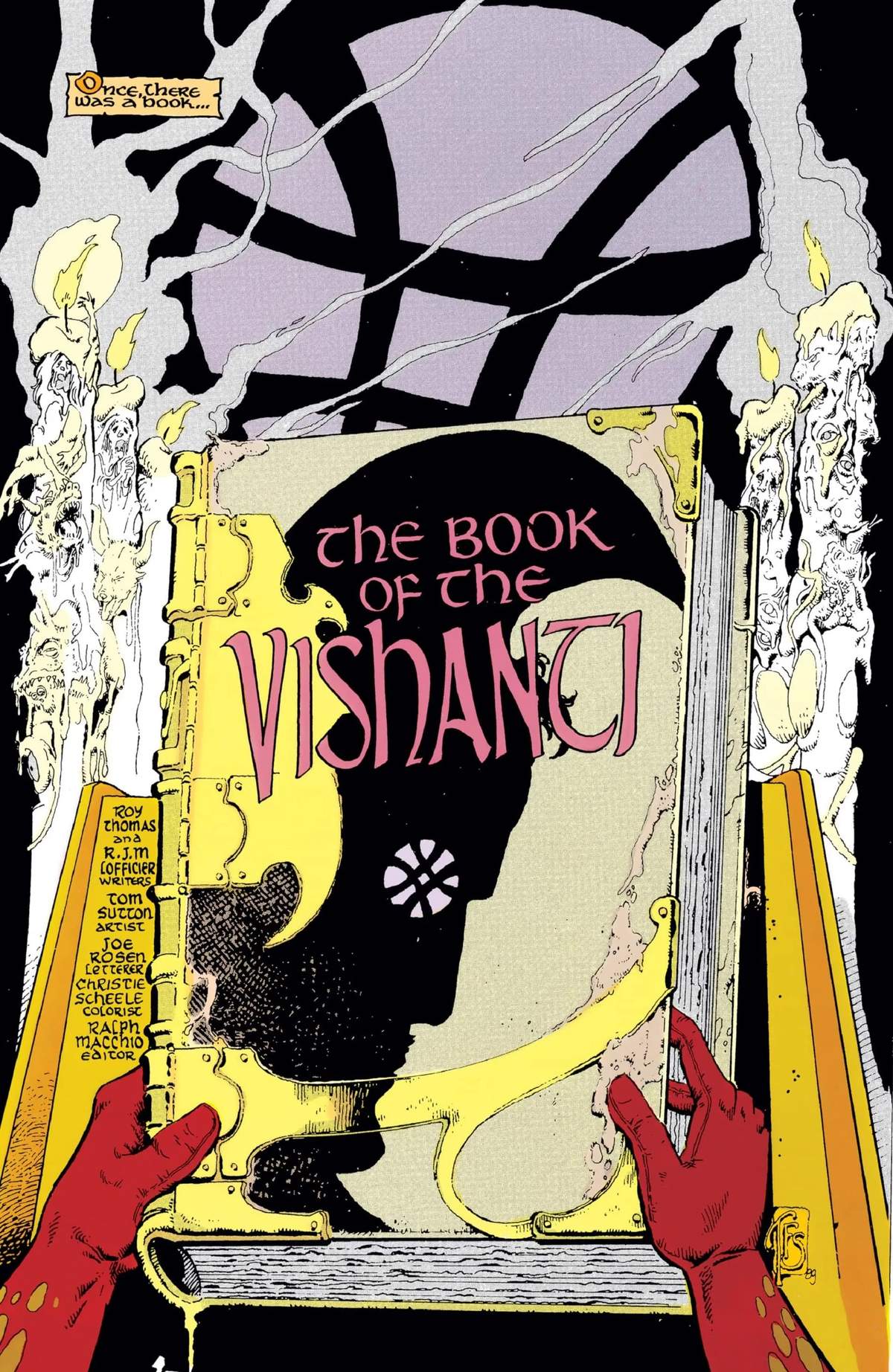 The cover of the spell book in DOCTOR STRANGE, SORCERER SUPREME (1988) #6.