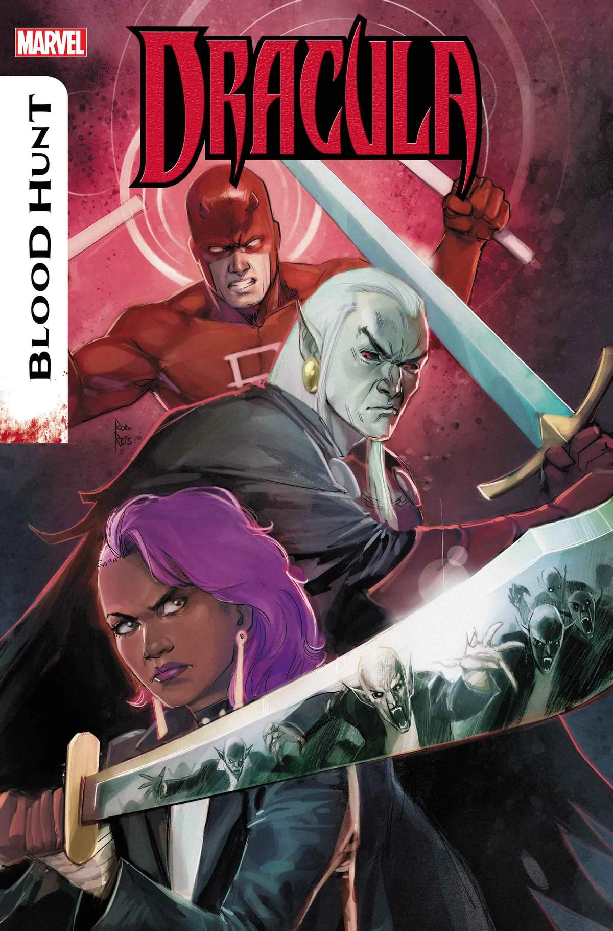 DRACULA: BLOOD HUNT #2 cover by Rod Reis