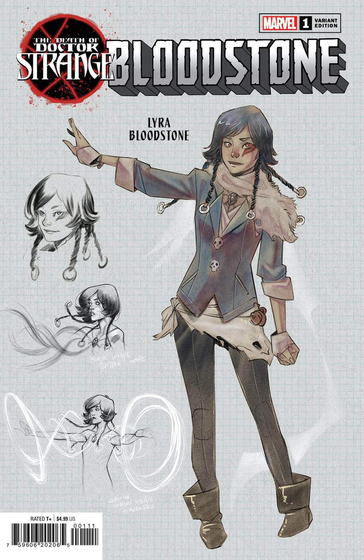 DEATH OF DOCTOR STRANGE: BLOODSTONE #1 Design Variant Cover by Ig Guara