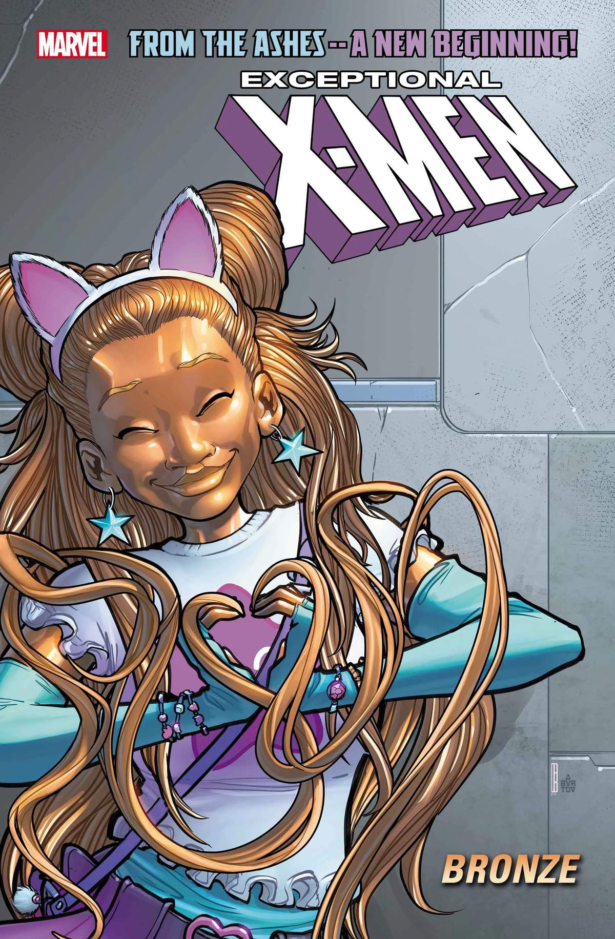 EXCEPTIONAL X-MEN #1 Bronze Virgin Variant Cover by David Baldeón
