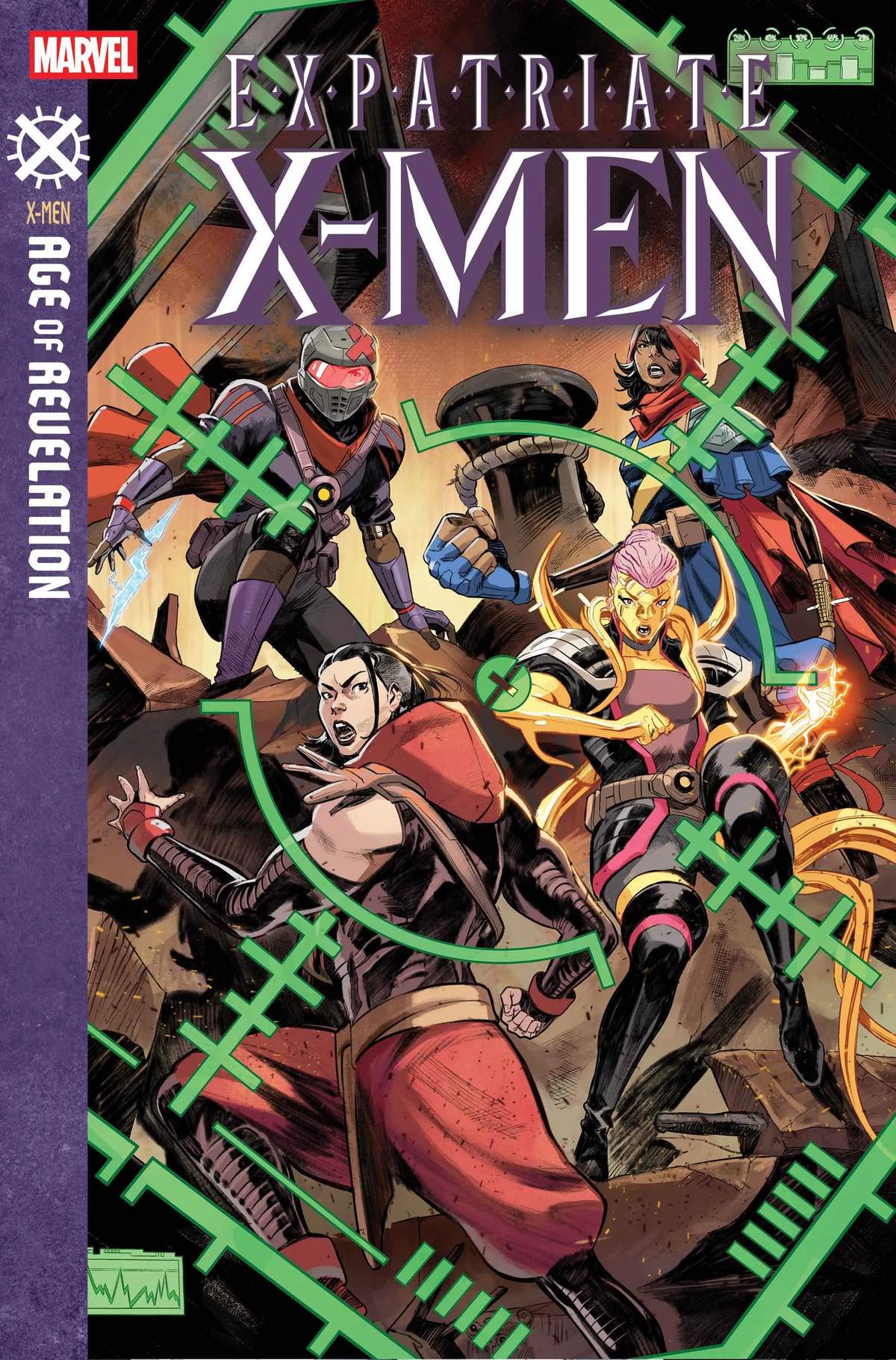 EXPATRIATE X-MEN #2 Cover by FRANCESCO MORTARINO