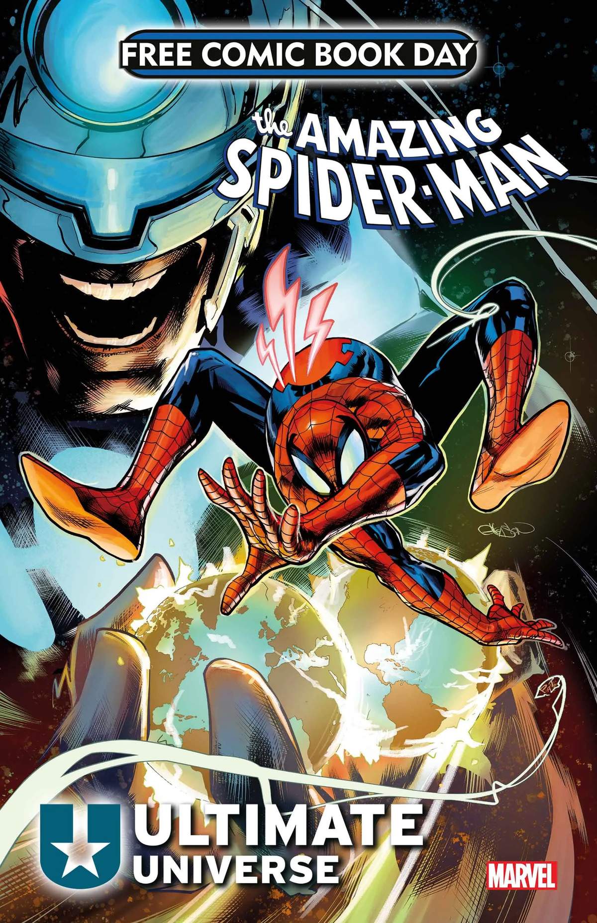 FREE COMIC BOOK DAY 2025: AMAZING SPIDER-MAN/ULTIMATE UNIVERSE #1 Cover by Pat Gleason