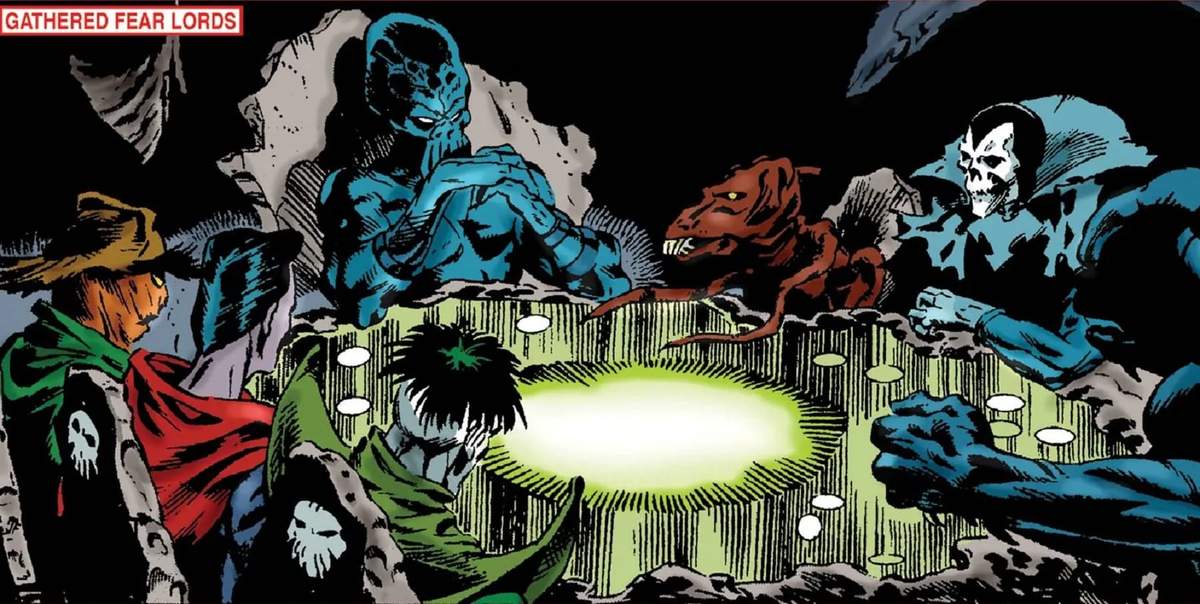 The Fear Lords assemble in FEAR ITSELF: FELLOWSHIP OF FEAR (2011) #1.