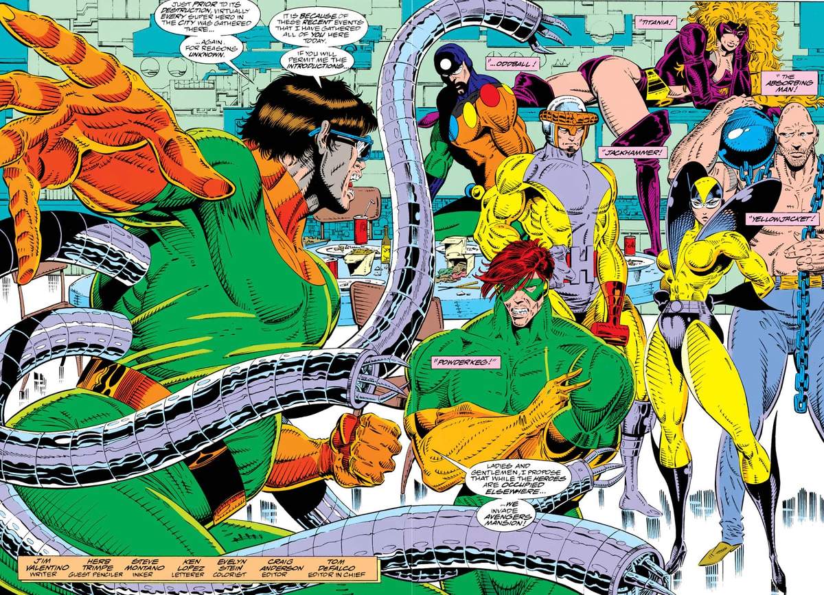 GUARDIANS OF THE GALAXY (1990) #28 by Jim Valentino, Herb Trimpe, and Steve Montano