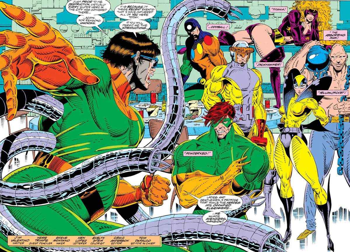 GUARDIANS OF THE GALAXY (1990) #28 by Jim Valentino, Herb Trimpe, and Steve Montano