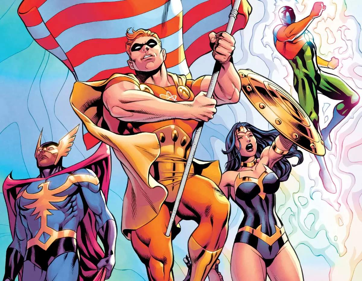 HEROES REBORN (2021) #1 variant art by Carlos Pacheco, Rafael Fonteriz, and Nolan Woodard