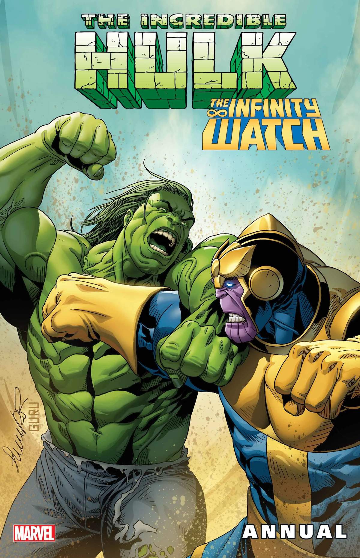 INCREDIBLE HULK ANNUAL #1 cover by Salvador Larroca