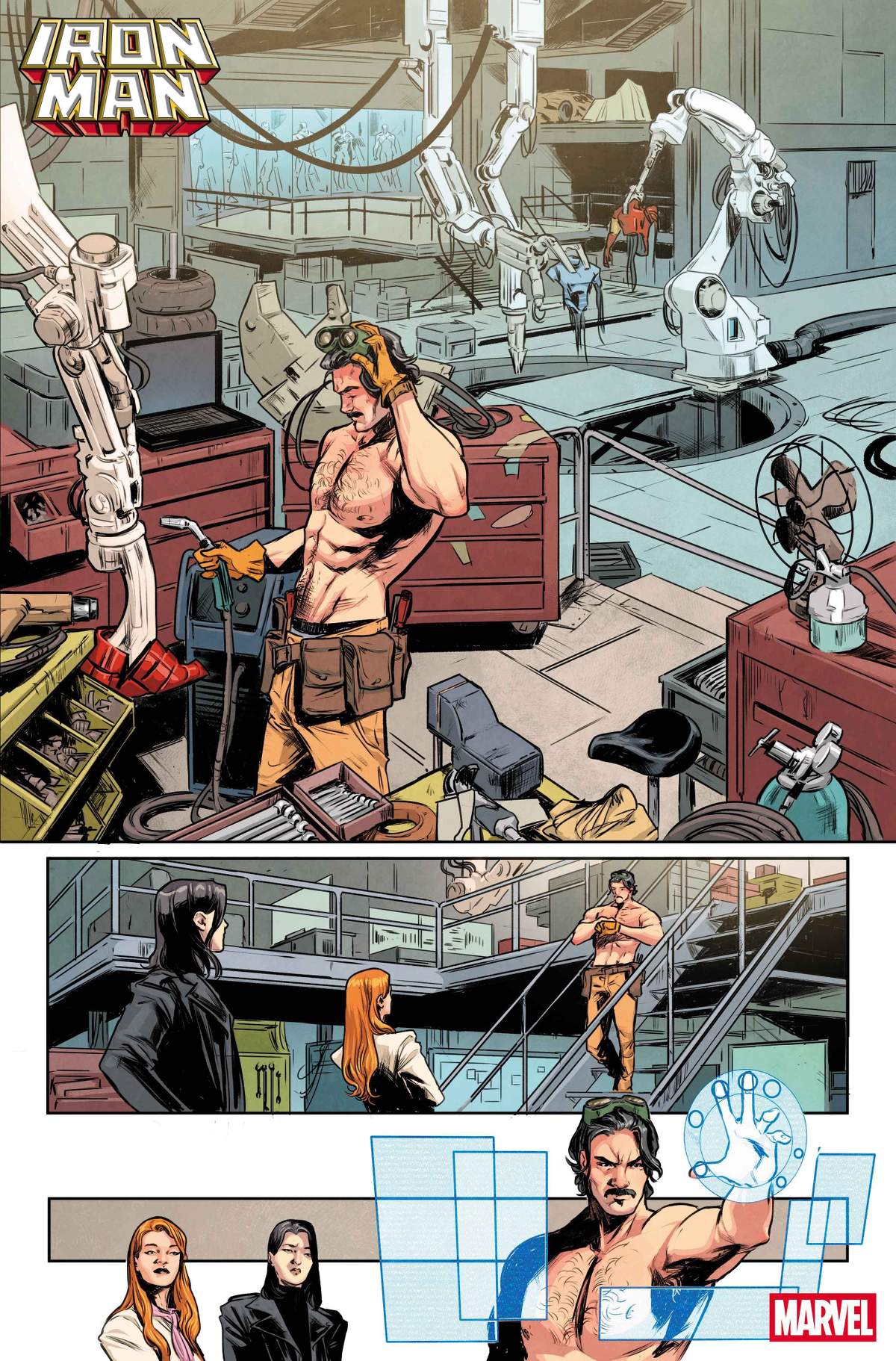 IRON MAN #1 by Joshua Williamson and Carmen Carnero