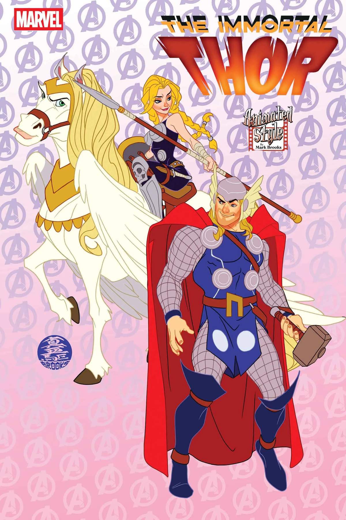 IMMORTAL THOR #20 Animated-Style Variant Cover by Mark Brooks
