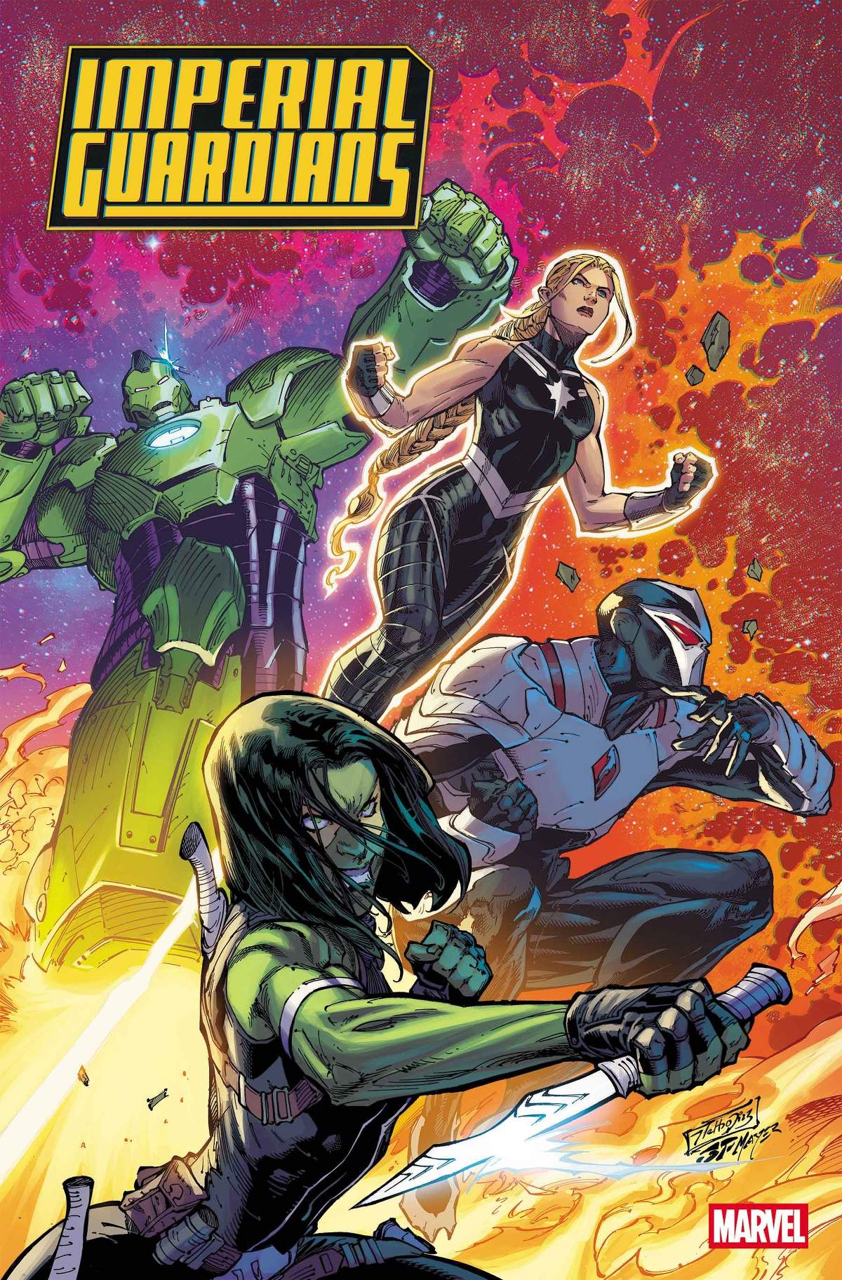 IMPERIAL GUARDIANS #1 Variant Cover by NETHO DIAZ