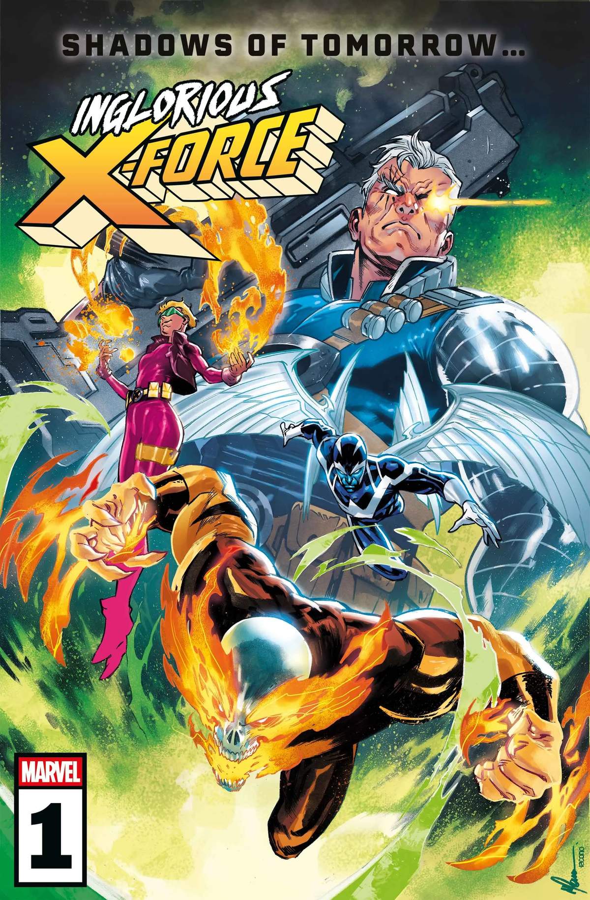 INGLORIOUS X-FORCE #1 Variant Cover by FRANCESCO MANNA