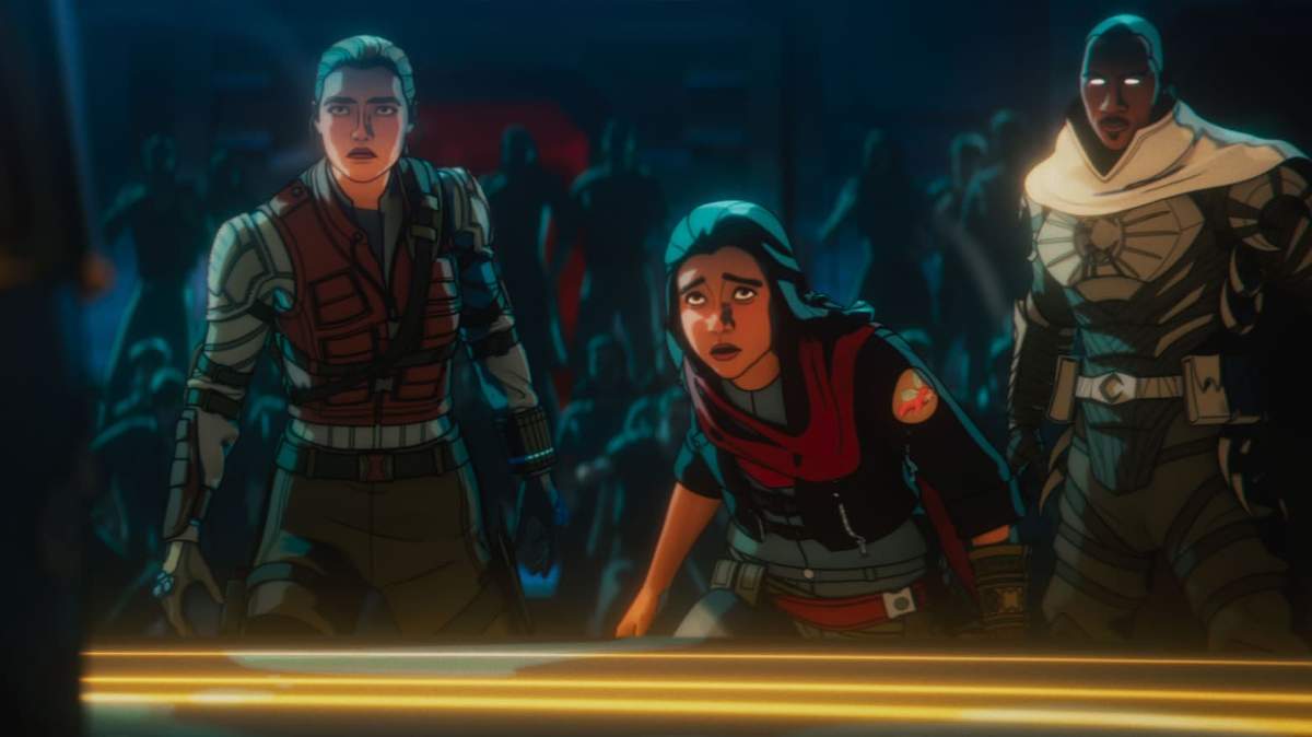 Yelena Belova, Kamala Khan, and Blade Knight in Marvel Zombies