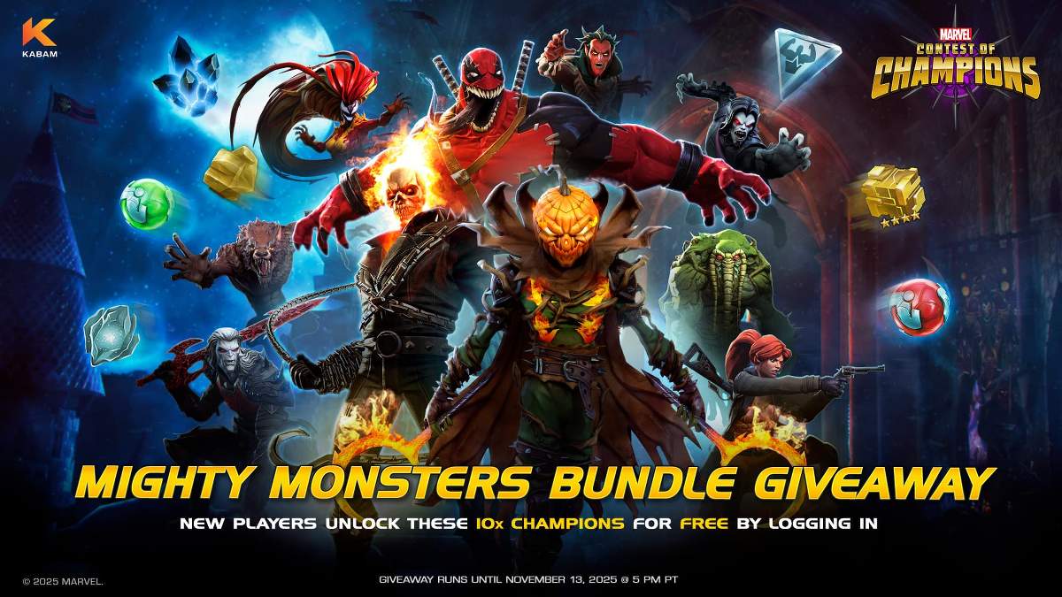 Marvel Contest of Champions Mighty Monsters Bundle Giveaway
