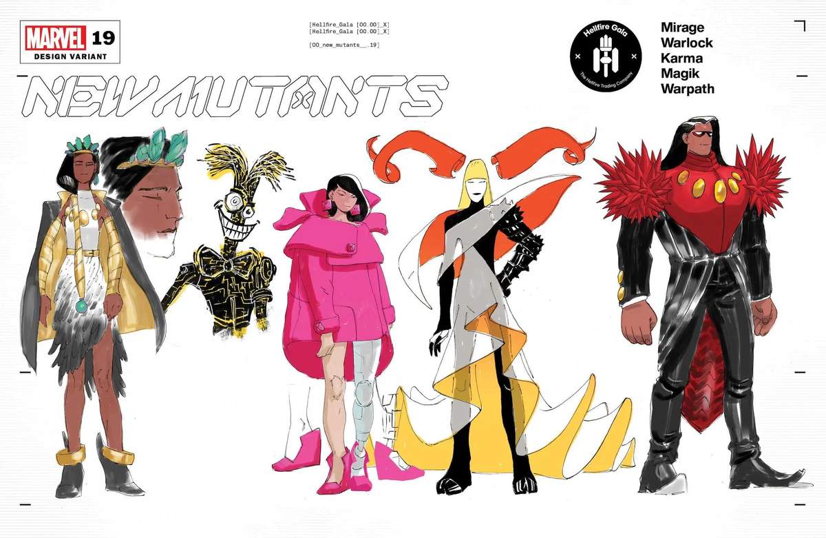 New Mutants design variant cover