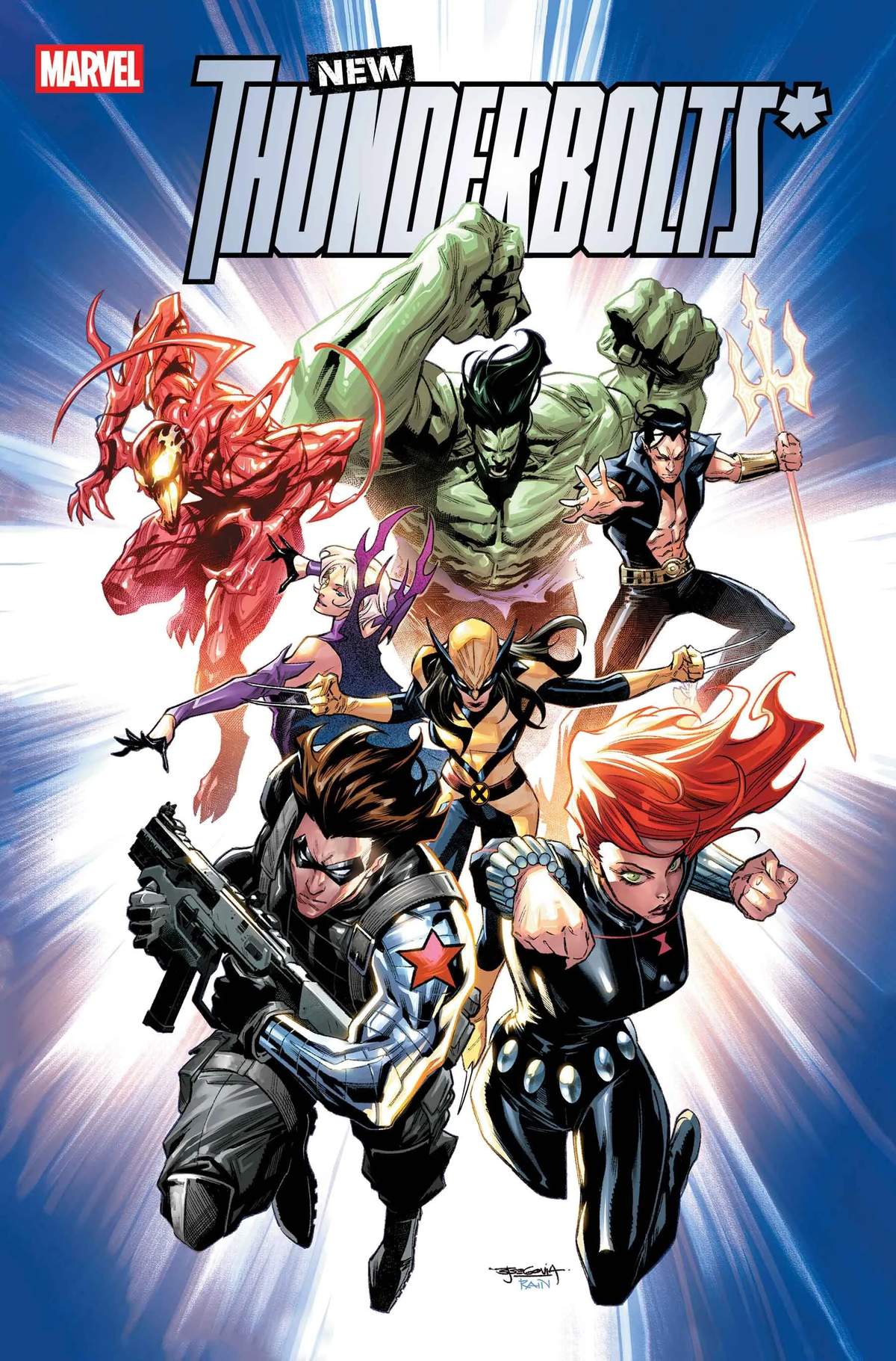 NEW THUNDERBOLTS* #1 Cover by STEPHEN SEGOVIA