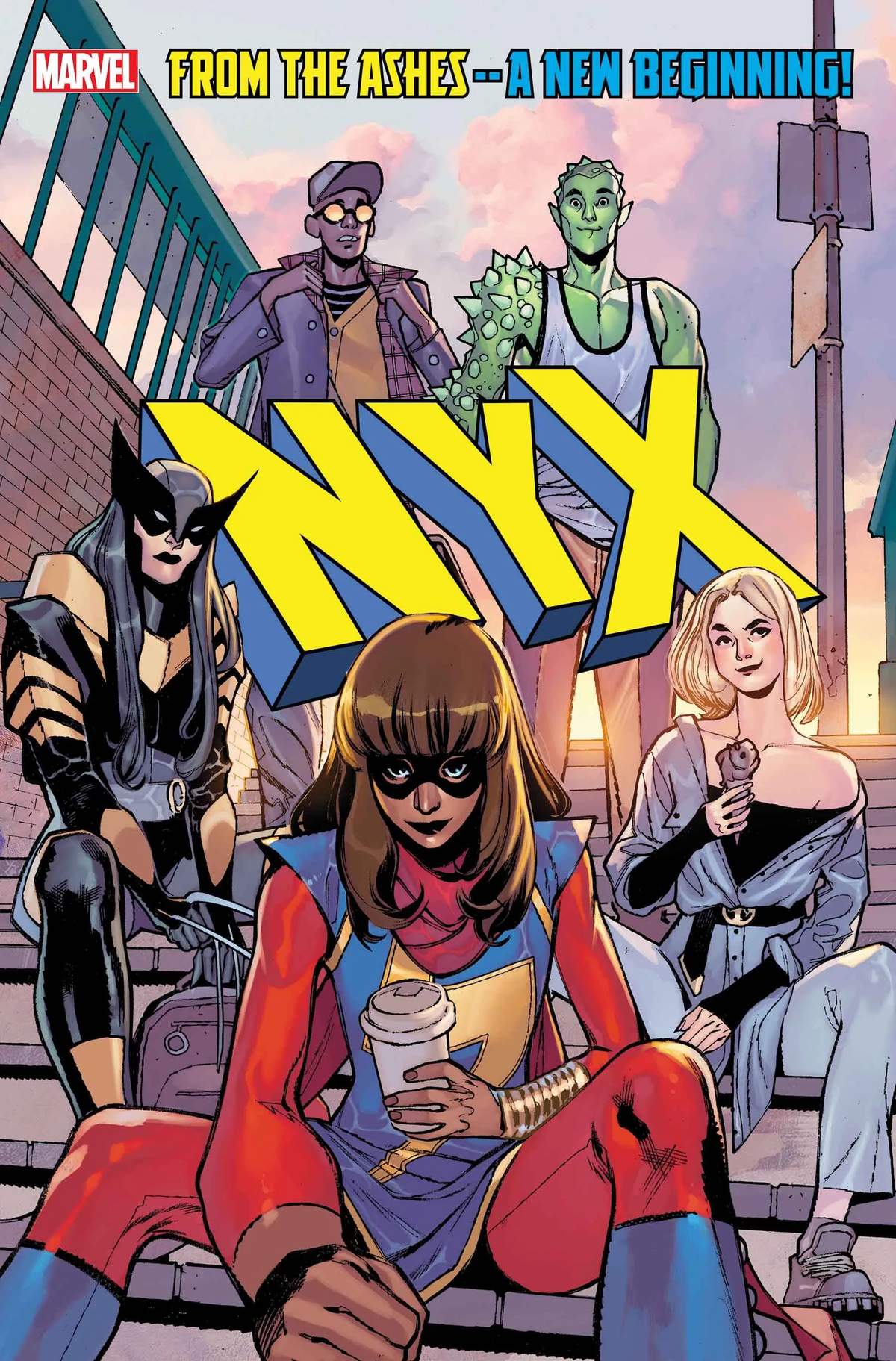 NYX #1 cover by Sara Pichelli