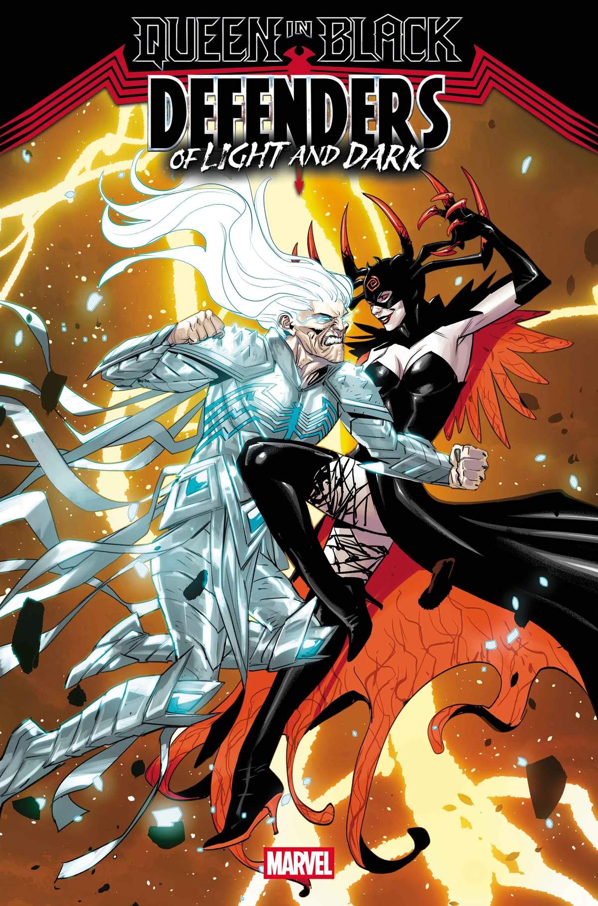QUEEN IN BLACK: DEFENDERS OF LIGHT AND DARK #3 cover by David Marquez