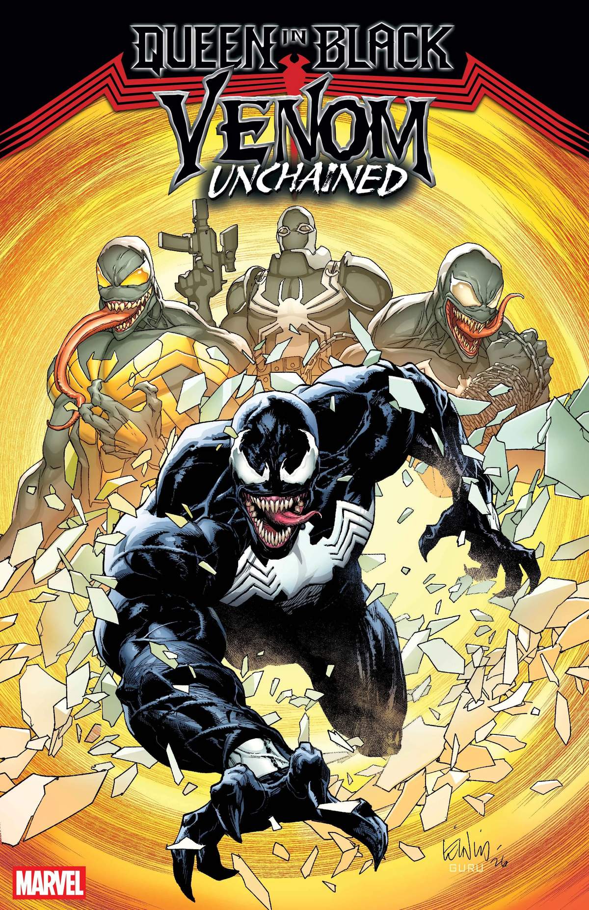 QUEEN IN BLACK: VENOM UNCHAINED #1 Cover by LEINIL FRANCIS YU