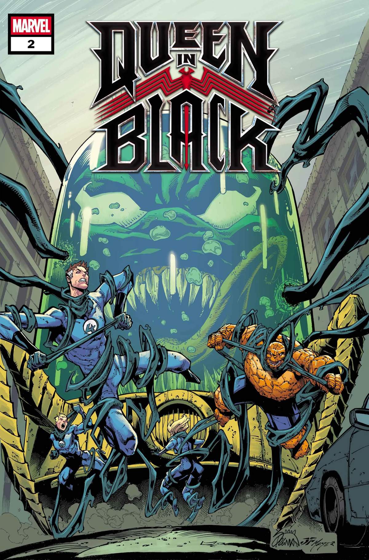 QUEEN IN BLACK #2 Cover by RYAN STEGMAN