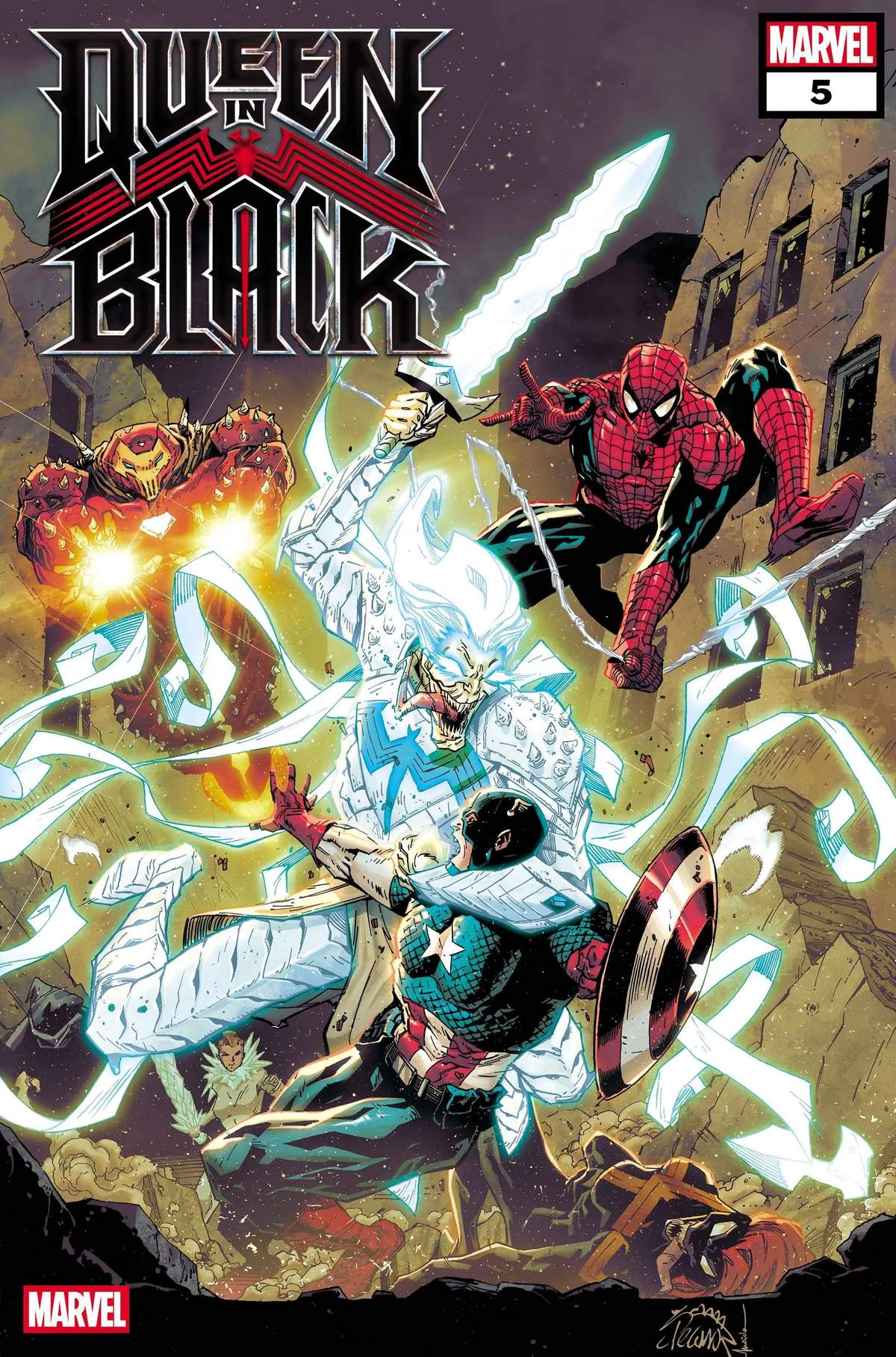 QUEEN IN BLACK #5 Cover by Ryan Stegman