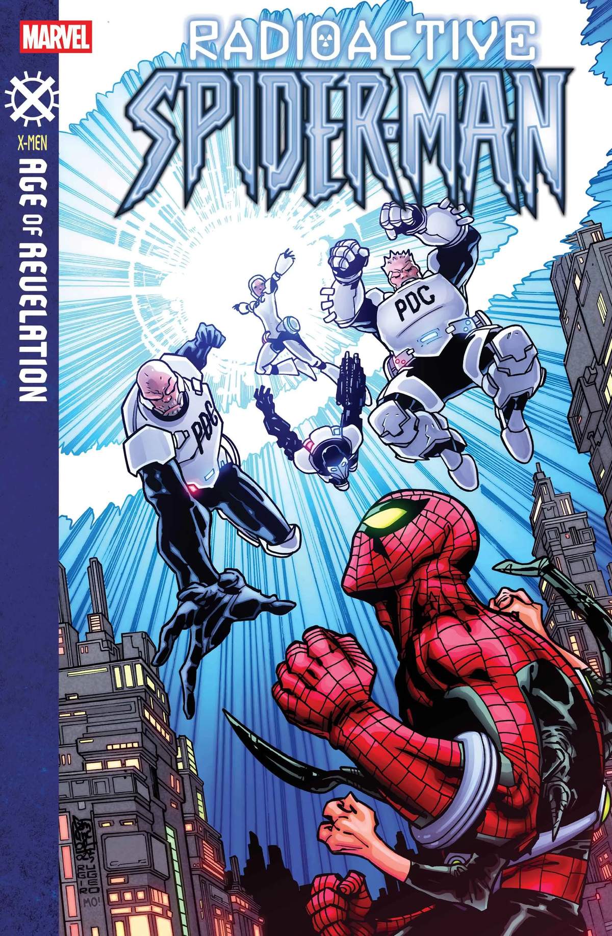 RADIOACTIVE SPIDER-MAN #2 Cover by GIUSEPPE CAMUNCOLI