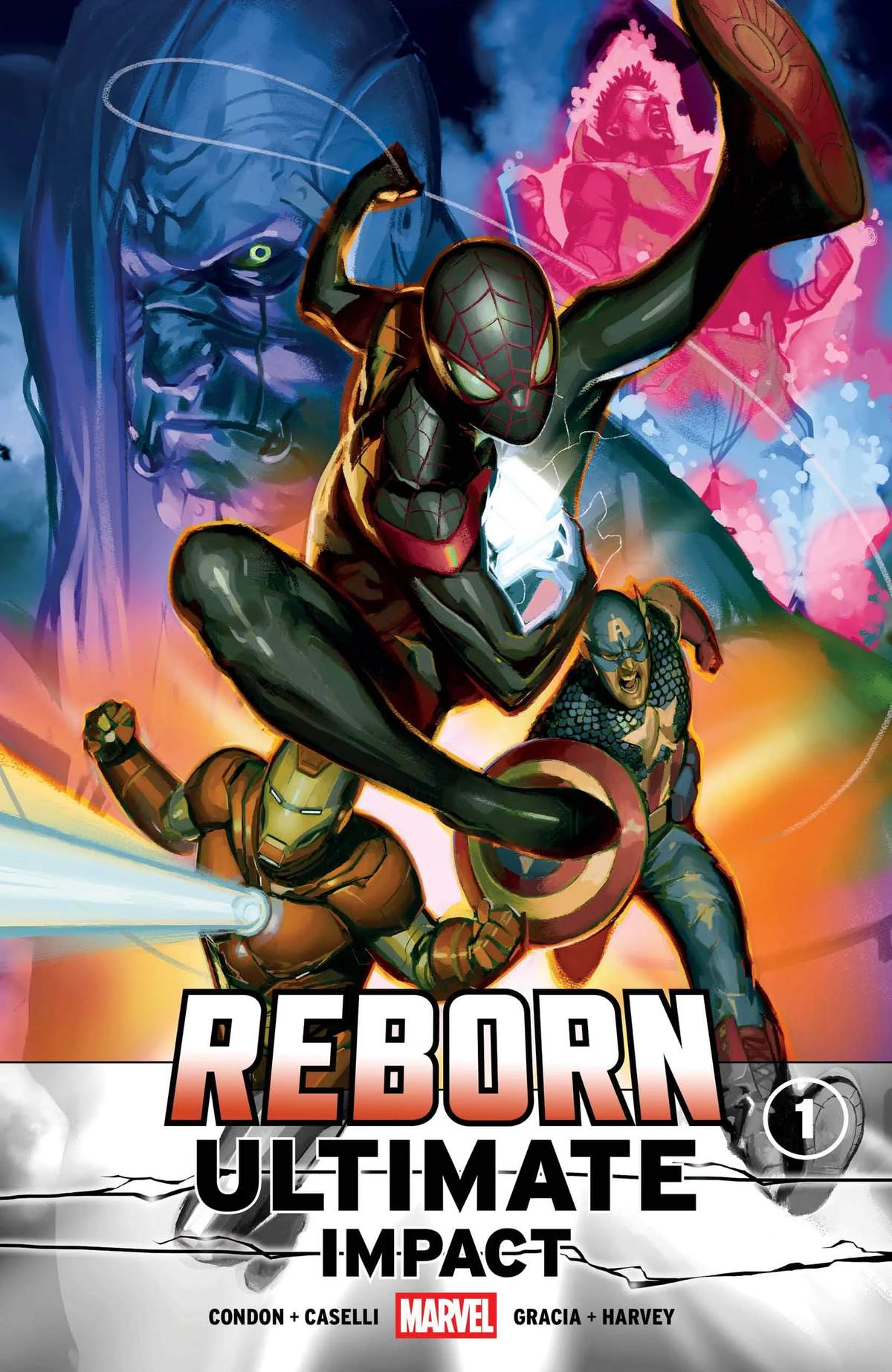 REBORN: ULTIMATE IMPACT #1 Cover by BEN HARVEY