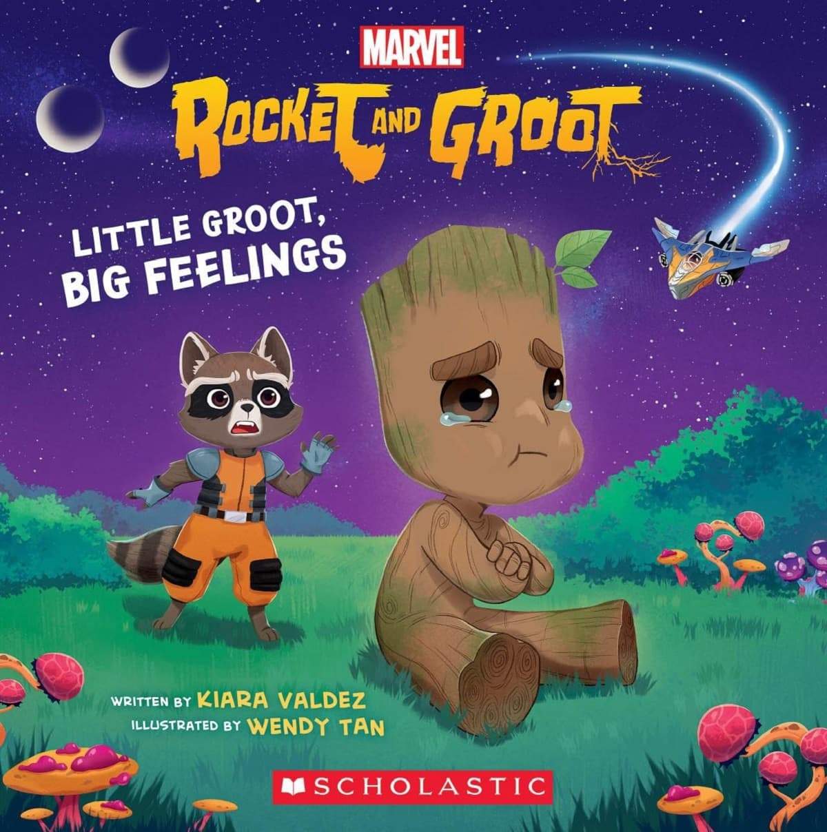 Cover to Little Groot, Big Feelings (Marvel's Rocket and Groot Storybook).