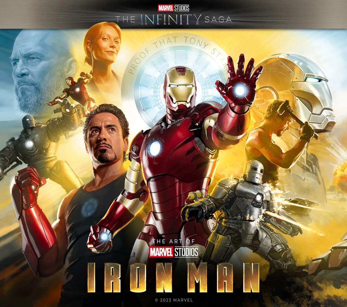 Cover to Marvel Studios’ The Infinity Saga - Iron Man: The Art of the Movie