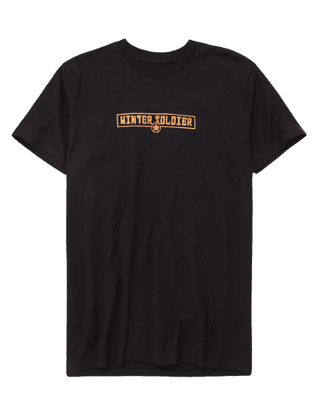 The Winter Soldier Poster t-shirt / shop it <a href=https://www.boxlunch.com/product/marvel-the-falcon-and-the-winter-soldier-the-winter-soldier-poster-t-shirt---boxlunch-exclusive/15317278.html>here</a>