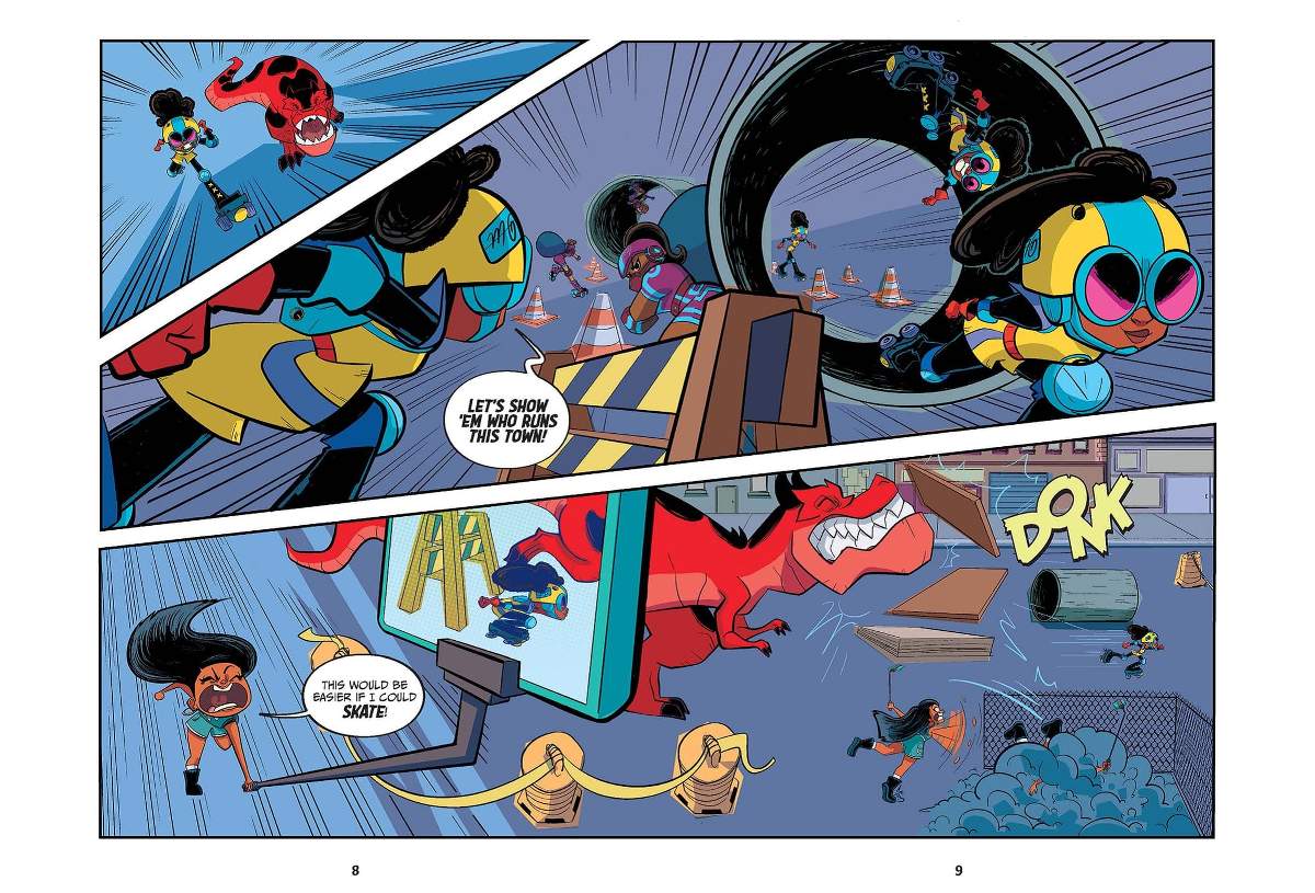 Preview from Moon Girl and Devil Dinosaur: Wreck and Roll!