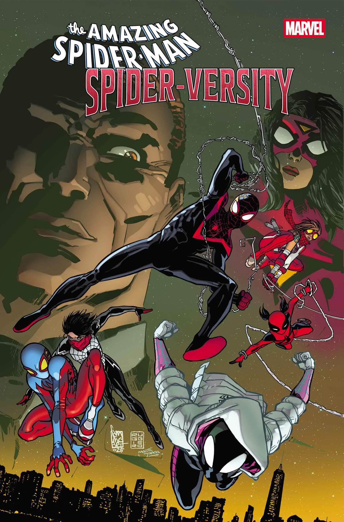 AMAZING SPIDER-MAN: SPIDER-VERSITY #1 Cover by GIUSEPPE CAMUNCOLI