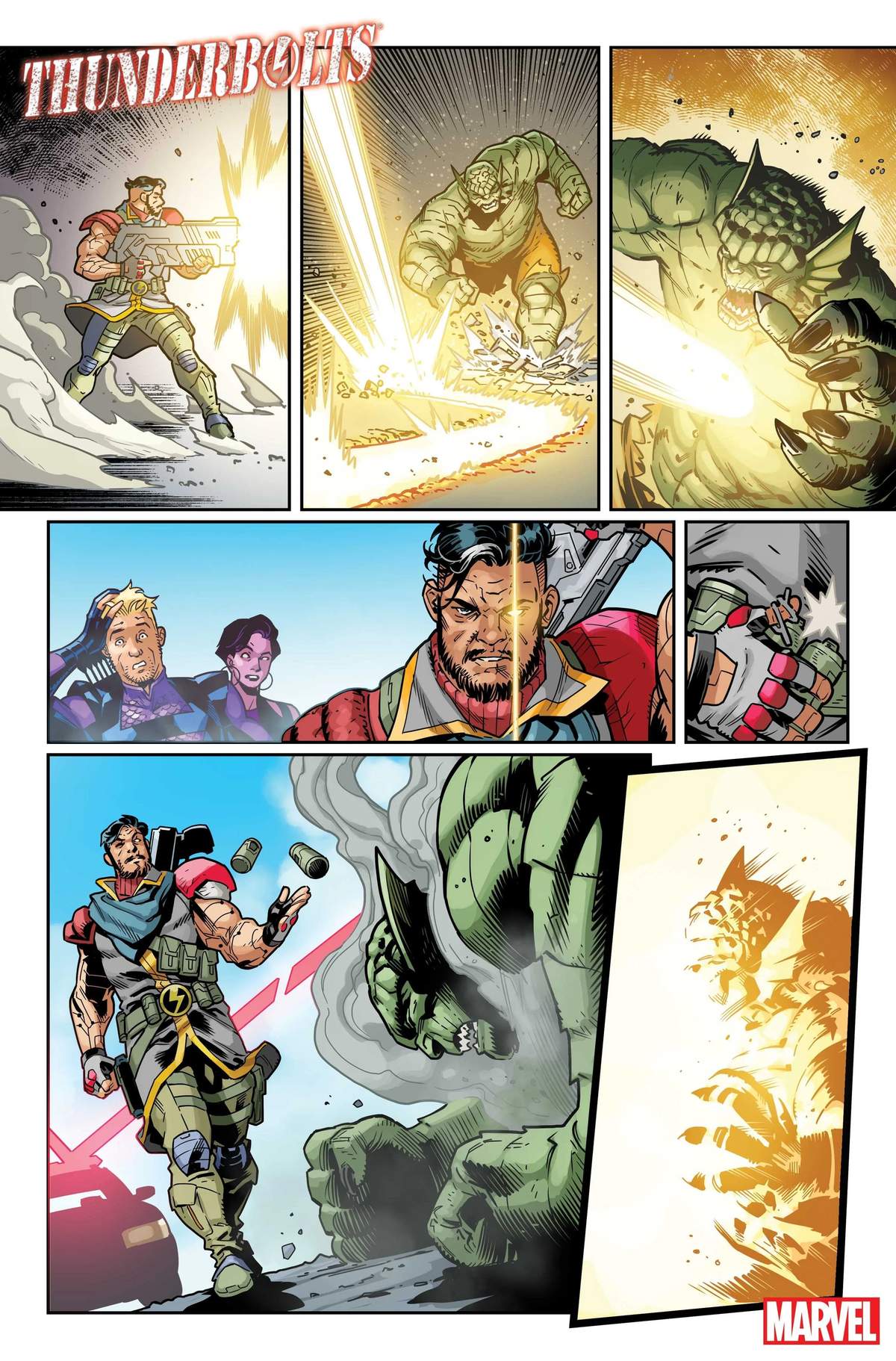 THUNDERBOLTS (2022) #1 artwork by Sean Izaakse