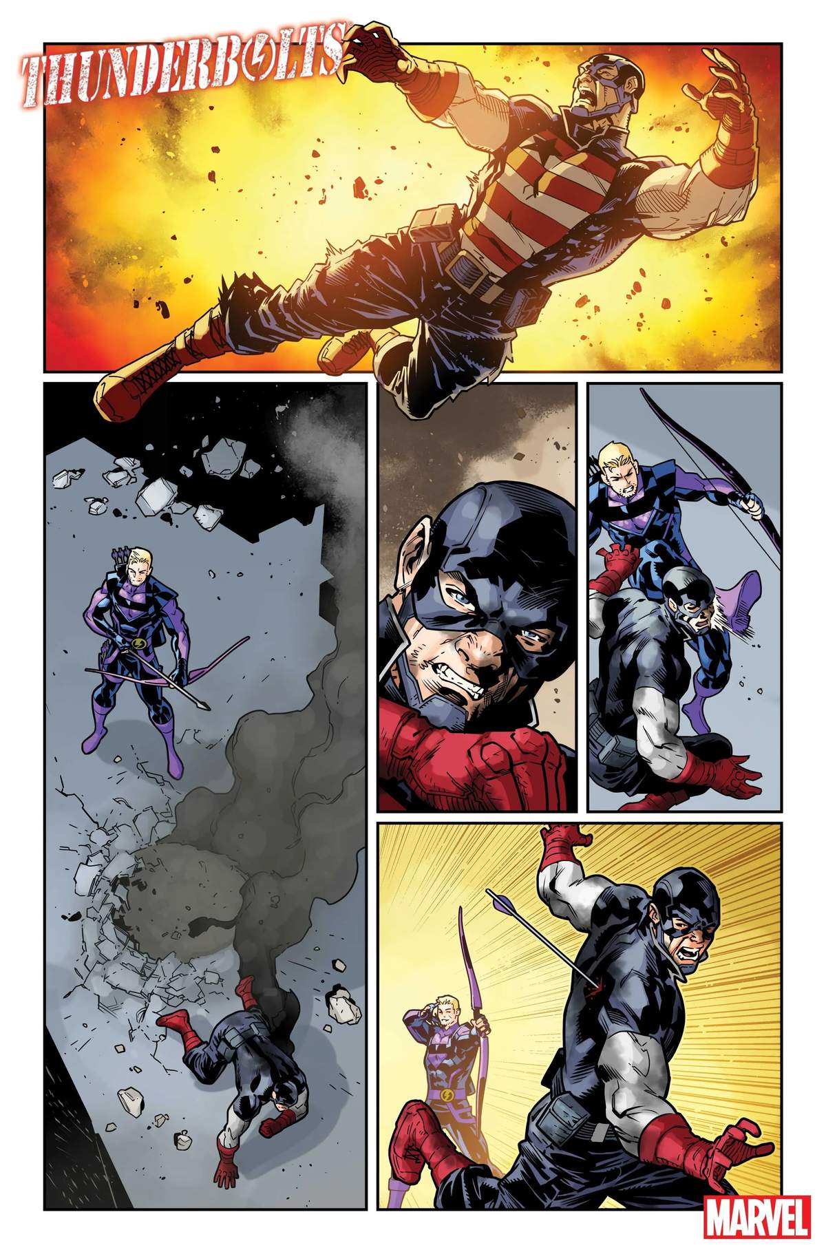 THUNDERBOLTS (2022) #1 artwork by Sean Izaakse