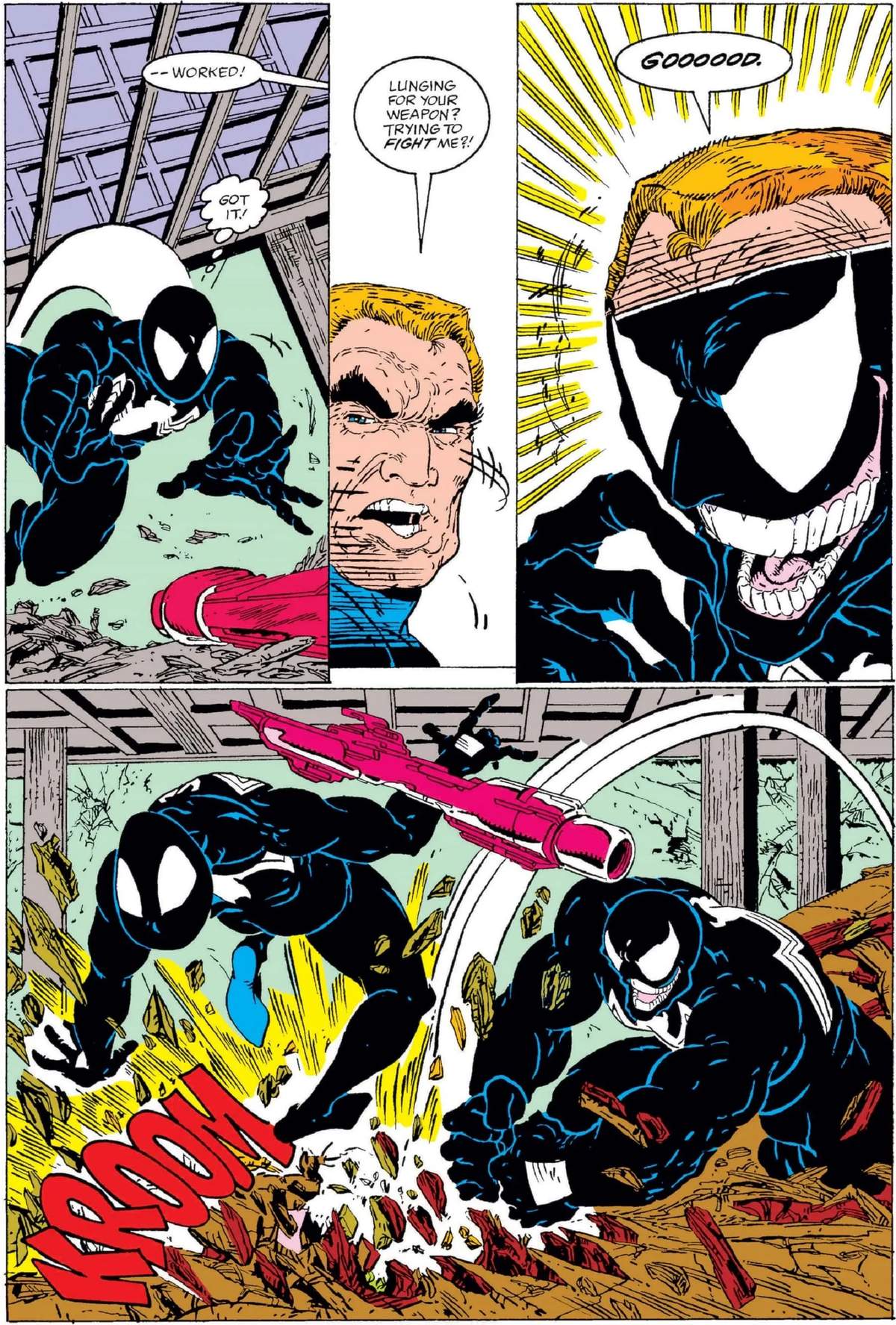 Venom enters the scene in THE AMAZING SPIDER-MAN (1963) #300.