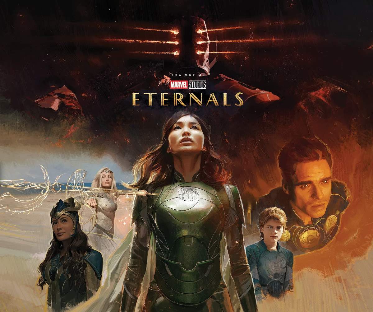 Cover to Marvel Studios’ Eternals: The Art of the Movie.